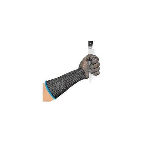 Gants Résistants Aux Coupures Allonger Le Manchon De 36cm En Acier Inoxydable Pour Couper Le Hachage