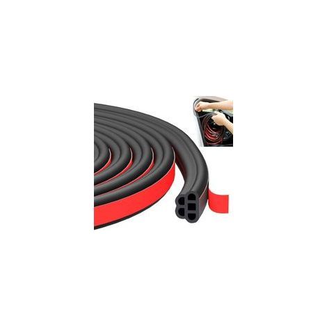Noir,10m Joint De Porte Caoutchouc De Voiture,double Couche Universelle Joint Porte Auto Entree,resistente Joint De Porte D'Entrée Caoutchouc,joint Etancheite Voiture Autocollant Pour Isolation Phoniq