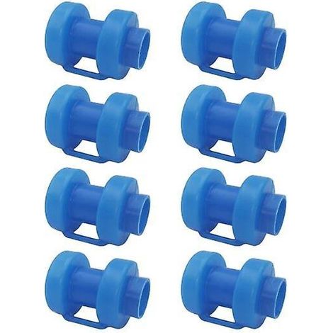 Set Mit 8 Trampolinstangenkappen Für Trampolinnetzheringe, 25 Mm, Besonders Robuste, Wetterfeste Kappen, F