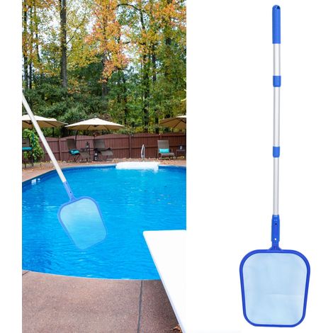 Pool-skimmernetz Mit 3-teiligem Teleskopstiel – Laubkescher Und Reinigungsnetz