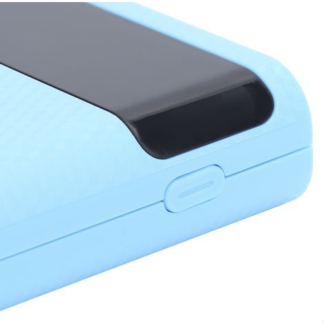 Tragbare Aufbewahrungsbox Für 8 18650-akkus – Leichtes Zubehör Für Selbstgebaute Powerbanks, Blau