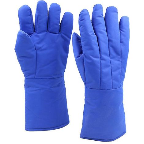 Kryogene Handschuhe -200 °c -360 °c Schutz Vor Stickstoff Und Kälte (größe 48 Cm) Flüssigkeitsbeständige, Langärmelige Kühlhandschuhe
