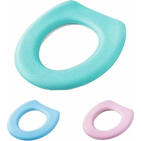 3-teiliger Eva-toilettensitzbezug, Weich, Wasserdicht, Waschbar, Toilettensitzkissen, Toilettensitzbezug