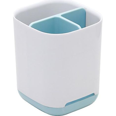 Zahnbürstenhalter Fürs Badezimmer (blau), Zahnbürstenhalter Mit Rutschfestem Boden, Abnehmbar Zur Einfachen Reinigung, Aus Abs-kunststoff