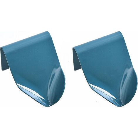 2-teiliges Blaues Seifenschalen-set Für Küche, Bad Und Dusche Seifenbox, Seifenhalter, Selbstentleerende, Wandmontierte Seifenschale Aus Kunststoff