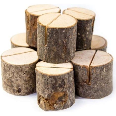 20 Rustikale Tischnummernhalter Aus Holz, Tischkartenhalter, Platzkarten Für Veranstaltungen, Hochzeitsdekorationen