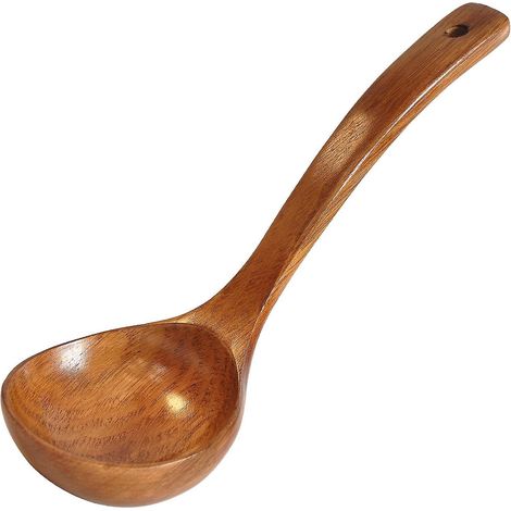 Holzkelle, Langer Griff, Suppenbesteck