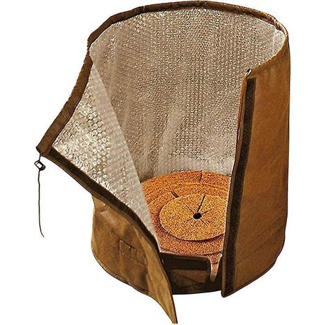 Stück (braun, 45 Cm X 50 Cm) Isolierbeutel Für Blumentöpfe, Wiederverwendbarer Winterpflanzenschutz, Frostschutzbeutel