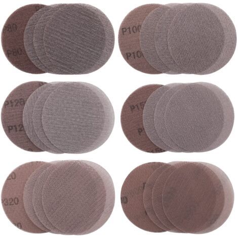 Für Allgemeine Zwecke - 30 Stück 125-mm-schleifscheiben Mit Sieb, Körnung P80/p100/p120/p150/p320/p600, Staubfreies Schleifpapier Für Holz (125 Mm, 30 Stück)