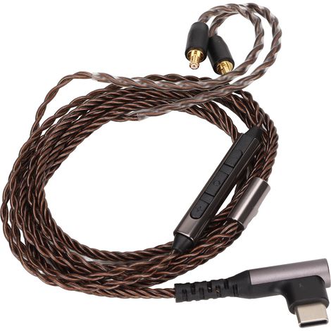 Kopfhörer-upgrade-kabel Mit A2dc-typ-c-anschluss, Ofc-kern, Eingebautem Mikrofon, Kompatibel Mit Ath E50 E70 Ls300 Cks1100