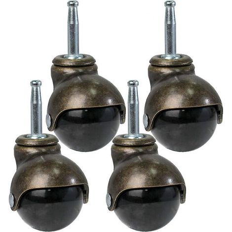 Set Mit 4 Kugelrollen Für Möbel, 50 Mm Vintage-kugelrollen Als Ersatz Für Möbel, Sofas, Stühle