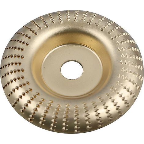 Goldfarbene Holzbearbeitungsscheibe Für Winkelschleifer, 100 Mm X 22 Mm, Wolframkarbid-schleifscheiben