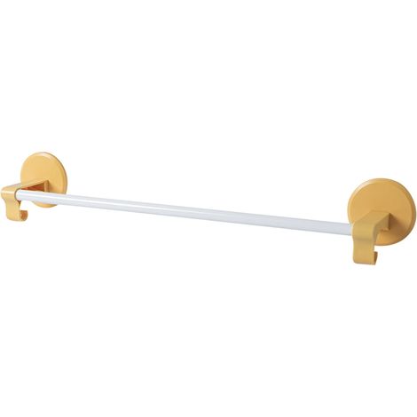 Towel Rack - Wall Mount No-drill Adhesive Towel Holder For Kitchen Bathroom Laundry - Abs Material - 46.5 X 7.5 Cm - 1 Piece