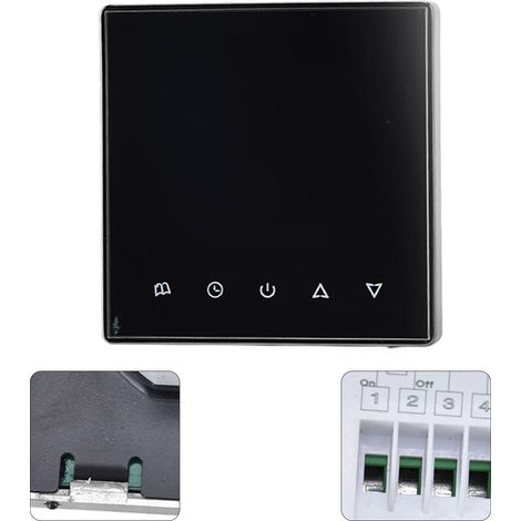 Programmierbarer Smart-thermostat Für Fußbodenheizung, Klimaanlage Und Warmwasser, Multifunktion, Grau, 220 V