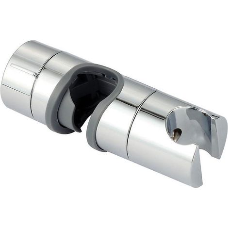 Eine Graue Duschstange Mit Schlaufe, Eine Verstellbare Handbrausehalterung Für Universelle Duschstangen, Eine Duschstangenhalterung Für 18–25 Mm