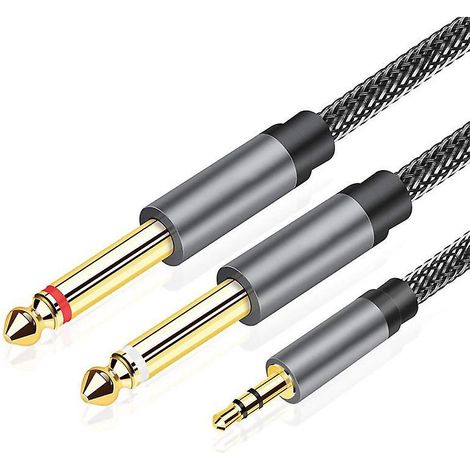 35 2 635 Audiokabel, Lautsprechermischer Für Mobiltelefon Und Computer, Großer Kern 35 Dual 635