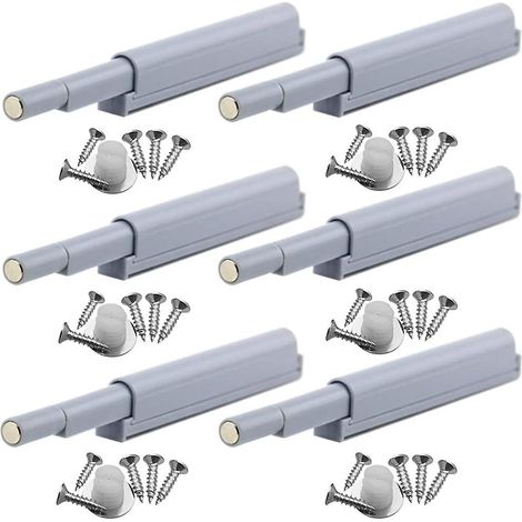 Magnetische, Berührungsempfindliche Türschlösser Für Schränke, Vitrinen Türen Öffnen/schließen Sich Mit Einer Einzigen Berührung (6 Stück)