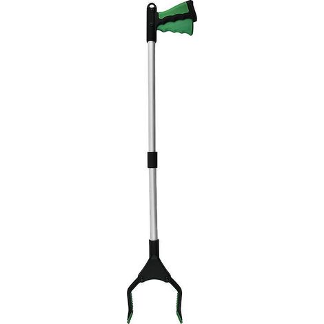 Grünschnittgreifer – 81 Cm Faltbarer Abfallgreifer + Teleskopierbarer Schwenkgreifer – Abfallgreifer