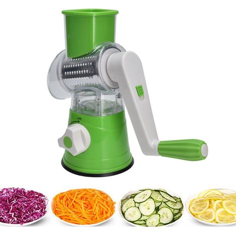 Tragbare Multifunktionale Käsereibe Mit Klingen Zum Reiben, Schneiden Und Zerkleinern Von Gemüse Und Obst