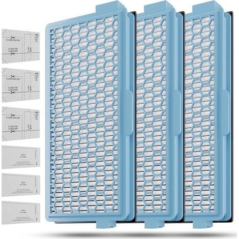 Hepa-filter Für Miele Staubsauger Compact Teil C1-c2 Komplett C2-c3 S8340 + 3 Luftreinigungsfilter + 3 Motorfilter