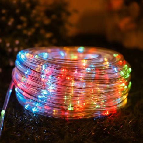 200 Led-lichterkette, 20 M, Wasserdicht Für Den Außenbereich, Kupferdrahtrohre, Farbenfrohe Und Stimmungsvolle Dekoration