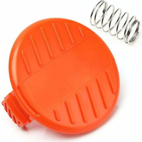 2-teiliges Set Spulenkappenabdeckung + Ersatzfedern Für Black + Decker Stc1815 Gl4525 Rasentrimmer 385022-03