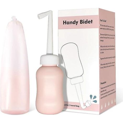 (rosa) Für Die Grundlegende Intimpflege Nach Der Geburt, Tragbares Reise-bidet-set, Umgedrehte Sprühflasche Zur 360°-reinigung Und Rückbildung Des Intimbereichs Nach Der Geburt