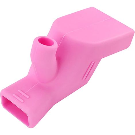 Faucet Extender - Silicone Sink Adapter For Children Hand Washing - Fits Standard Bathroom Faucets - 7 Cm - Pink