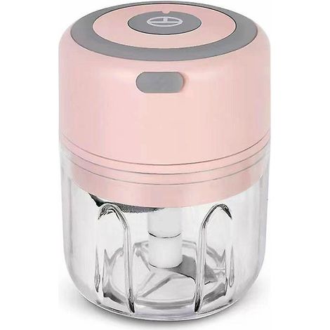 300 Ml Rosa Elektrischer Knoblauchmixer, Knoblauchpresse, Automatische Knoblauchmaschine, Küchenhelfer