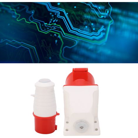 32a 380v-415v 4-polige Industrielle Aufputzsteckdose, Robuster Drehstromanschluss