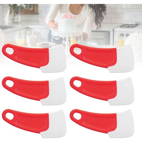 10-teiliges Set Flexibler Silikonspatel Mit Aufhängeöse Und Pp-griff Zum Kochen, Backen Und Für Die Konditorei – Rot