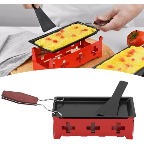Tragbarer Raclette-grill Mit Antihaftbeschichtung – Ofen- Und Grillset Für Die Heimische Küche