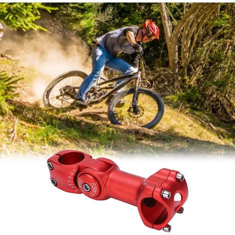 31,8 X 110 Mm, 60° Verstellbarer Fahrradvorbau Für Mountainbikes Und Rennräder, Roter Riser-lenkervorbau