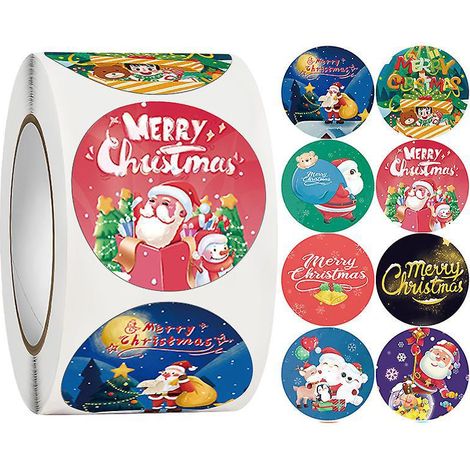 500 Selbstklebende Weihnachtsumschläge, Dekorative Weihnachtsumschläge, Verschlossene Karten, Geschenkumschläge