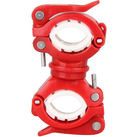 (rot) Lampenhalter, Fahrradtaschenlampenclips, Frontlichthalter, Mountaineer-clips, Mtb-fahrradzubehör