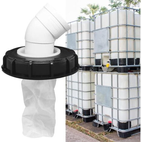 Houhence – 1000-liter-ibc-tankdeckel Mit Waschbarem Nylonfilter – Abmessungen 163 Mm – Für Regenwassernutzung – Leicht Zu Reinigen