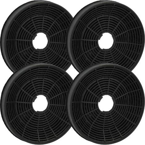 Vhbw – Aktivkohlefilter Für Beko Dunstabzugshauben – 4er-pack – Durchmesser 16 Cm – Ersatz Für Kf 17146, As-azkf4000 – Vhbw 4 X