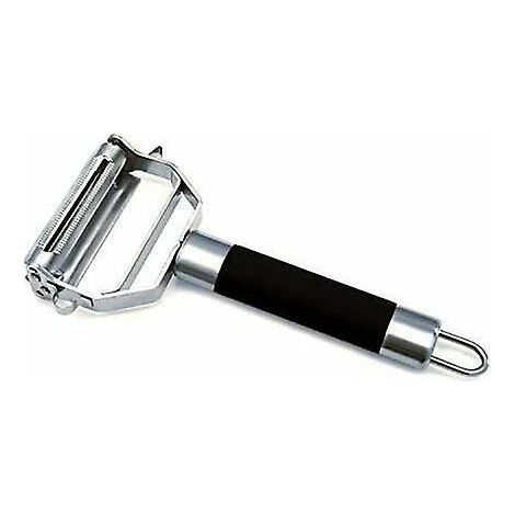 Julienne Pro Doppelschäler Und Gemüseschäler 18,28,2 Cm – Komfortabler, Rutschfester Griff – Apfelschäler Und Kartoffelschäler, P