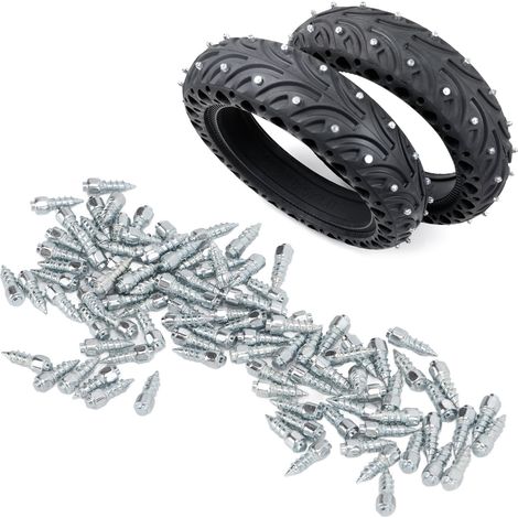200 Anti-rutsch-reifenspikes 4x12mm Für Fahrradreifen Mit Bohrhülse – Rutschfest Auf Schnee Und Eis
