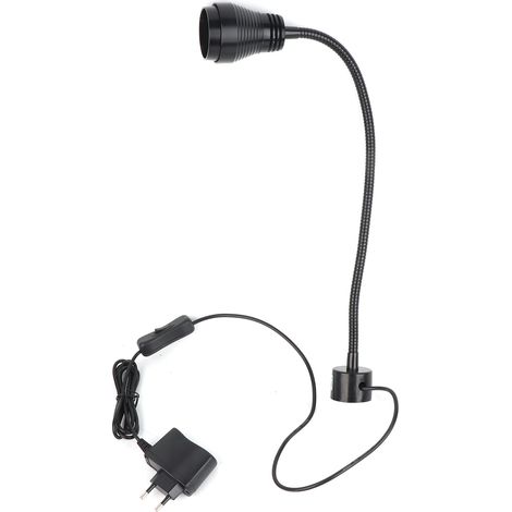 Flexible 7-w-led-magnetlampe Für Metalldrehmaschinen, Industrielle Werkstattbeleuchtung 110–220 V Mit Schwanenhals