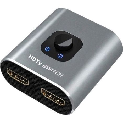 Hdmi-switch Mit 2 Eingängen Und 1 Ausgang Für Pcs, Fernseher, Set-top-boxen, Videokonverter Und 4k-hdmi-splitter.