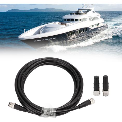 Nmea 2000 M12 5-poliges Backbone-kabel Mit Widerstandsanschluss (stecker/buchse)