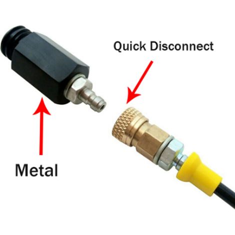 Externer Co2-adapter Für Küchen-sodaflaschen Mit Cga320 1,7-m-anschluss