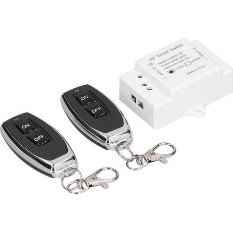 Drahtloser Intelligenter Relais-schalter Mit Funkfernbedienung, Empfänger Und Sender 85 V–250 V