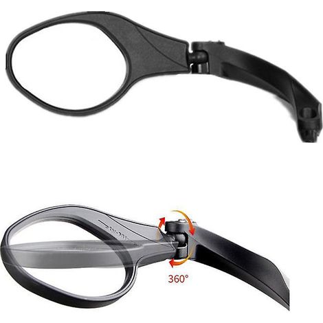 Paar Fahrrad-/motorradspiegel, Reflektoren Für Elektrofahrräder, Fahrradspiegel Mit Weitwinkelspiegeln (oval)
