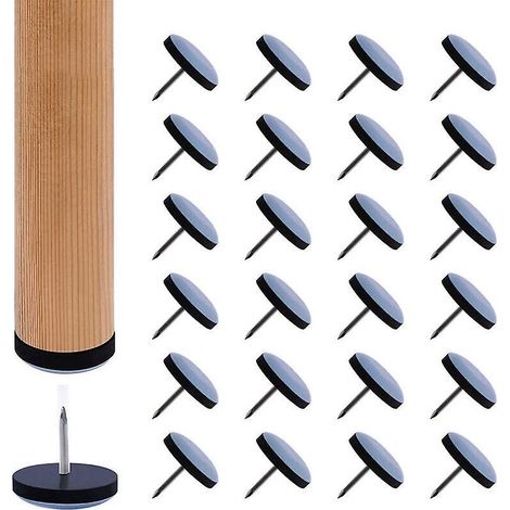 50 Stück 19 Mm Tflon-gleitschienen Mit Nägeln Für Stühle Und Sessel