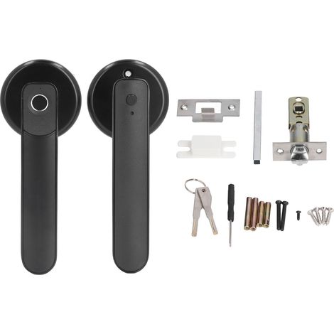 Schlüsselloses Fingerabdruckschloss, Intelligenter Biometrischer Türknopf Für 30-65 Mm Türen, Für Zuhause Und Büro.