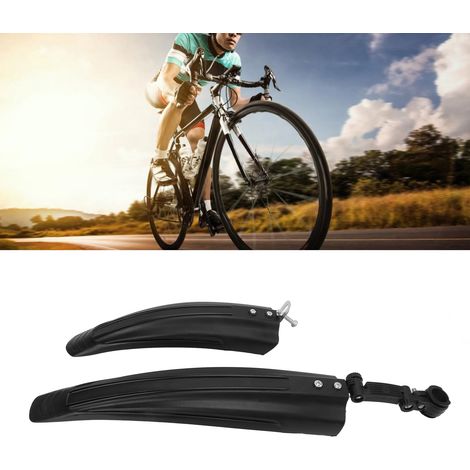 Satz Verstärkte, Verbreiterte Schutzbleche Für Vorder- Und Hinterrad Von Hybrid- Und Mountainbikes, Schwarz