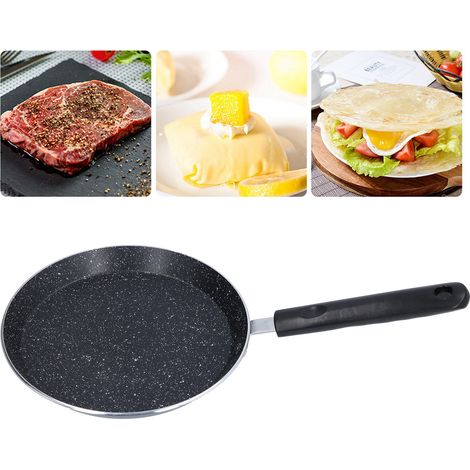 15 Cm Pfannkuchenpfanne Mit Flachem Boden, Antihaftbeschichtetem Medizinischem Stein, Induktionsgeeignet