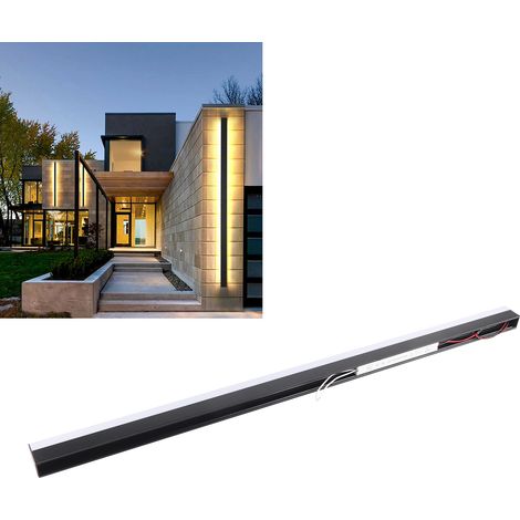 Moderne Led-wandleuchte Für Den Garten, Wasserdicht (ip43), 80 Cm Lange Gartenwegbeleuchtung, 85–265 V